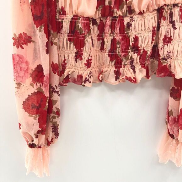 Free People Daphne Blouse In Romantic Combo - Picture 6 of 12